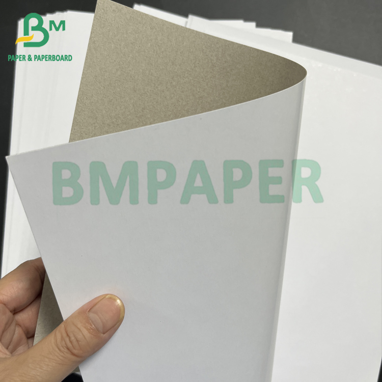 Smooth High stiffness White Top Grey Back 12pt duplex cardboard