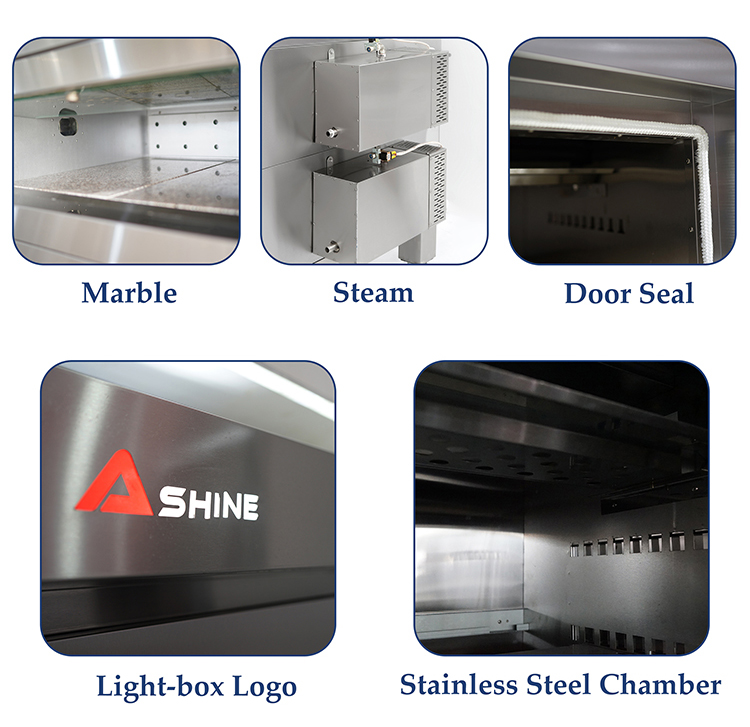 450*66*168 Cm Industrial Gas Oven 380V Gas Bakery Ovens High Productivity