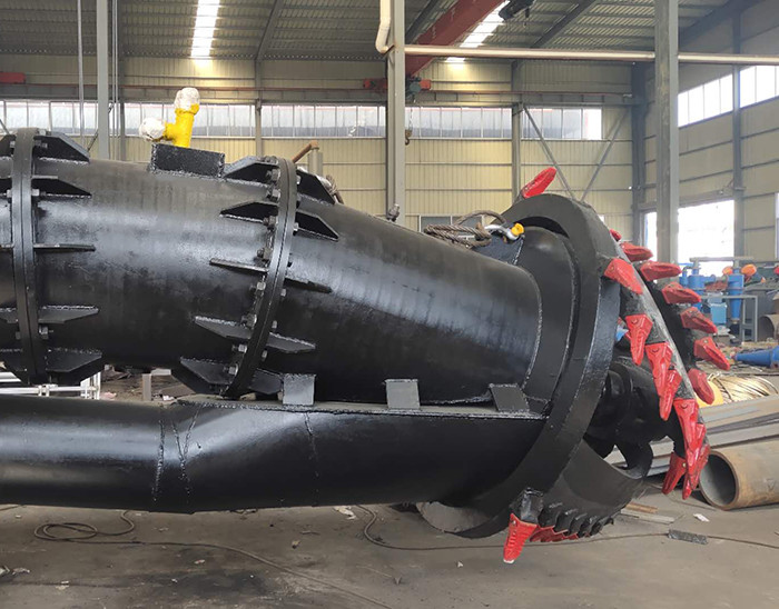 The 14inch model dredger equipment is designed as a three-body assembly structure