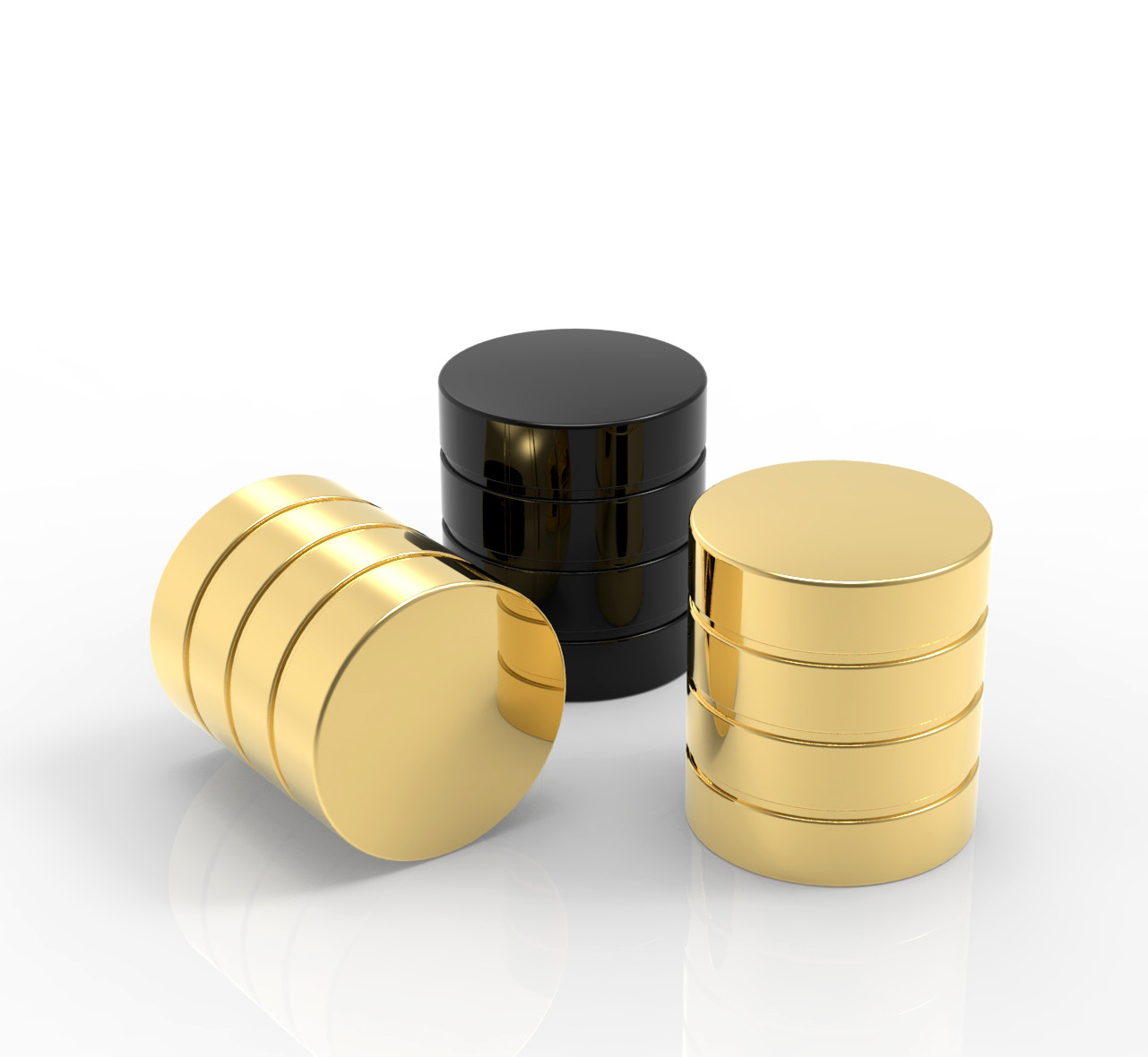 Ready Mold New Design Zamac Perfume Cap Gold Color For Bottles