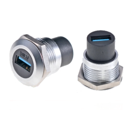 Zinc Alloy USB 3.0 Data Connector for Audio Data Transfer Dustproof and Durable Design