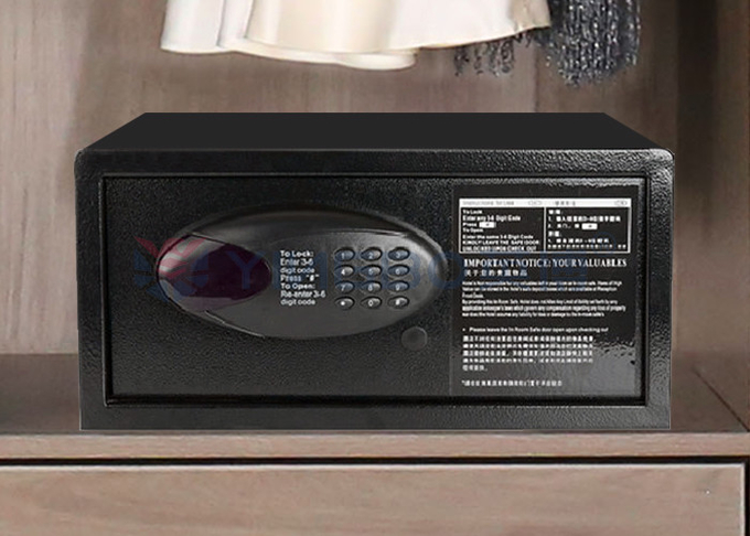 Solid Steel Electronic Digital Lock Hotel Safe Box For Security