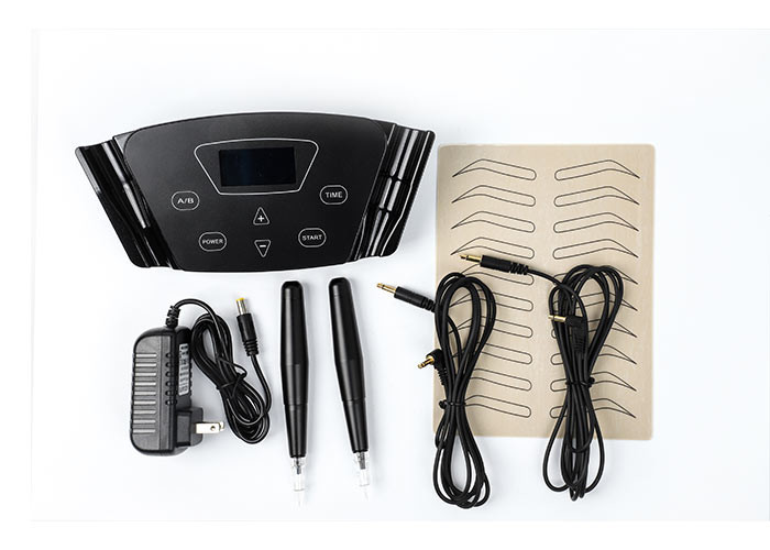 Black Pearl III Permanent Makeup Machine Kit Adjustable Speed Control