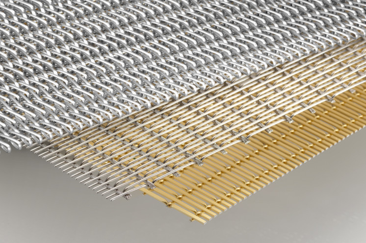 Aluminium Facade Cladding Shower Curtain Chainmail Decorative Wire Mesh