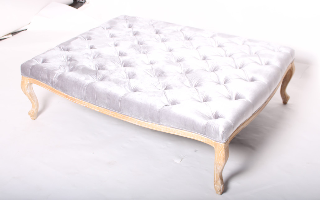 2018 new french style vintage solid oak wood long bench for event and wedding
