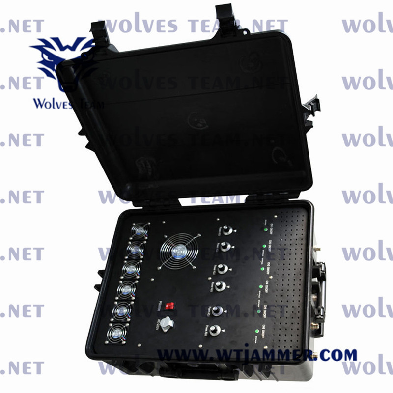 12 Bands All Cell Phone Signal Jammer Durable Full Frequency Waterproof Outdoor Jammer