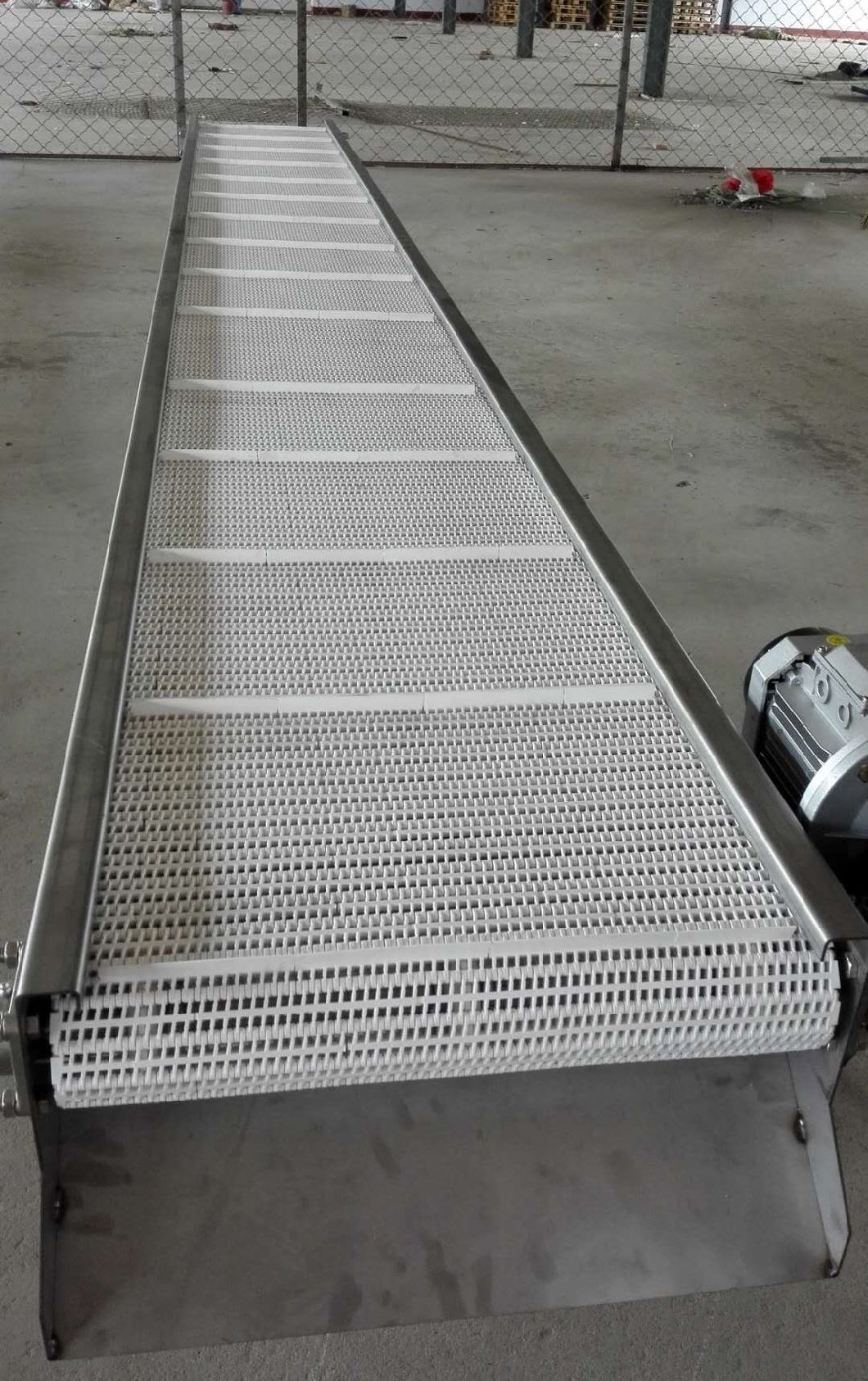 900 Plastic Conveyor Belts with 27.2mm Pitch for Cartons Processing Industry
