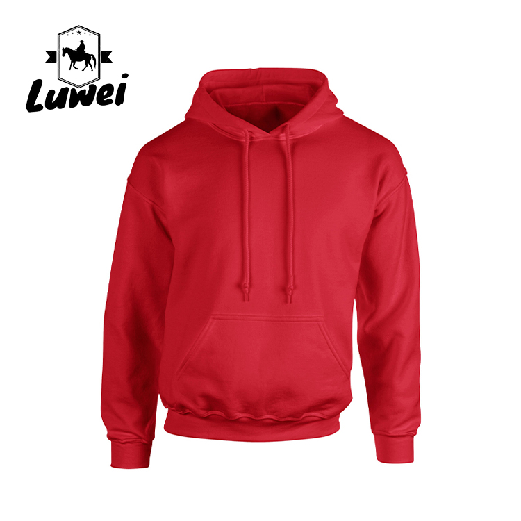 Warm Cotton Crew Neck 280g Custom 50% Cotton Drawstring Sweatshirt Men Felpa Bluza Plus Size Pullover Hoodies