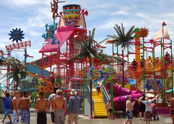 Summer Outdoor Children Water Playground Games Fiberglass Equipment