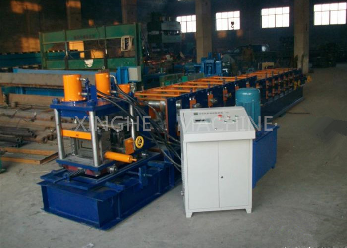 Colored Steel Sheet Metal Roll Forming Machine With Hydraulic Cutter Machine