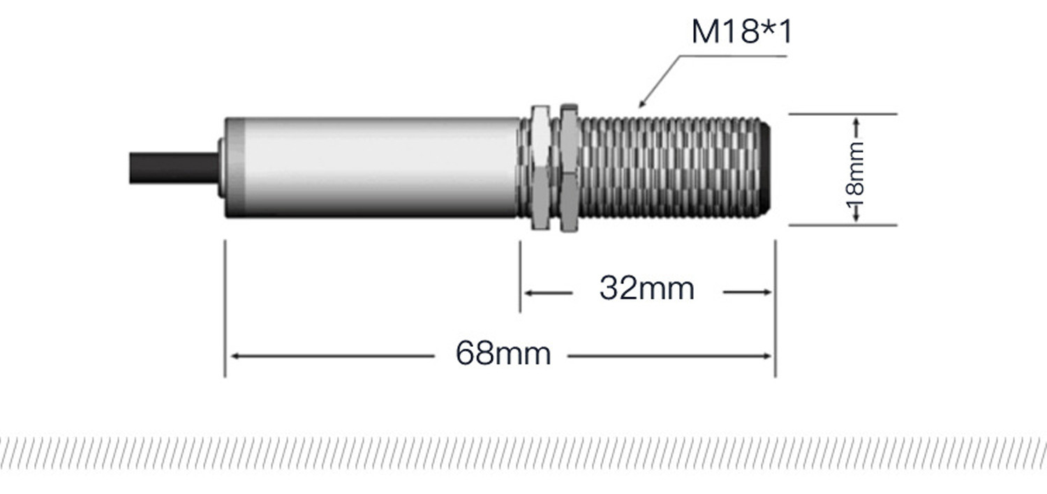 kaemeasu 4 ~ 20mA Stainless Steel Temperature Sensor Industrial High Temp Infrared Pyrometer Transmitter