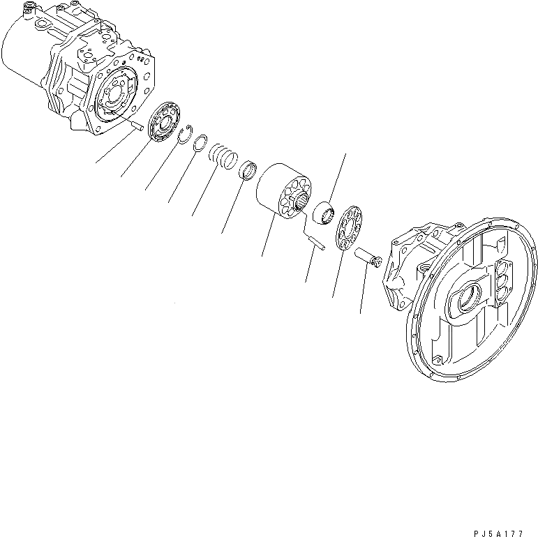 708-2H-00280 7082H00280 Komatsu PC300-6 Pc350-6 Hydraulic Main Pump 708-2H-00281 Excavator Repair Kit