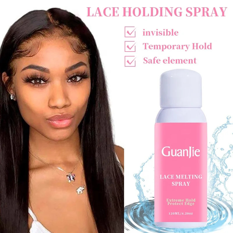 Quick Dry Hair Temporary Extreme Hold Wig Melting Spray Adhesive Hair Glue Spray