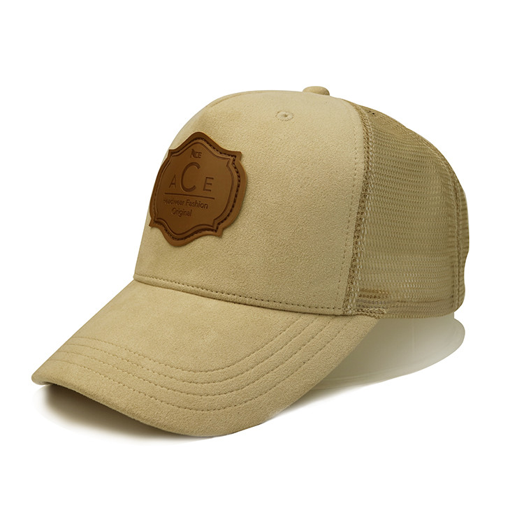 Embroidered Plain Blank 60CM 6 Panel Trucker Mesh Hat