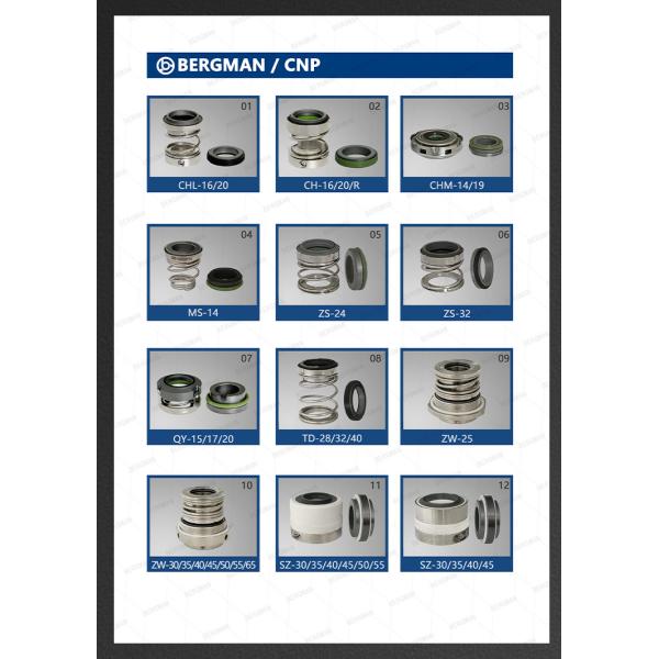 Original CHM-14/19mm CNP CHM CHMF Stainless steel horizontal Pump Mechanical Seal