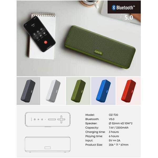 Red Type C Outdoor Bluetooth Speaker System Wireless 640g Mp3 Wav Ape Flac Music Format