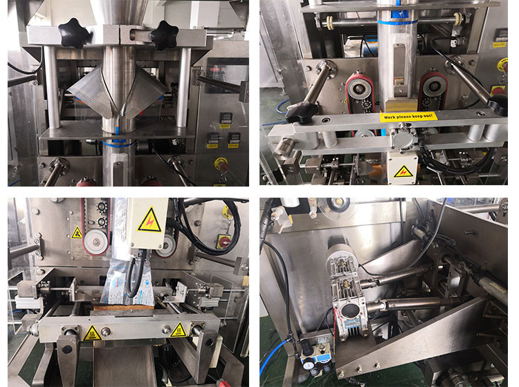Food Chips Tea Automatic Vertical Pouch Packing Machine Weighing 20g 50g 100g