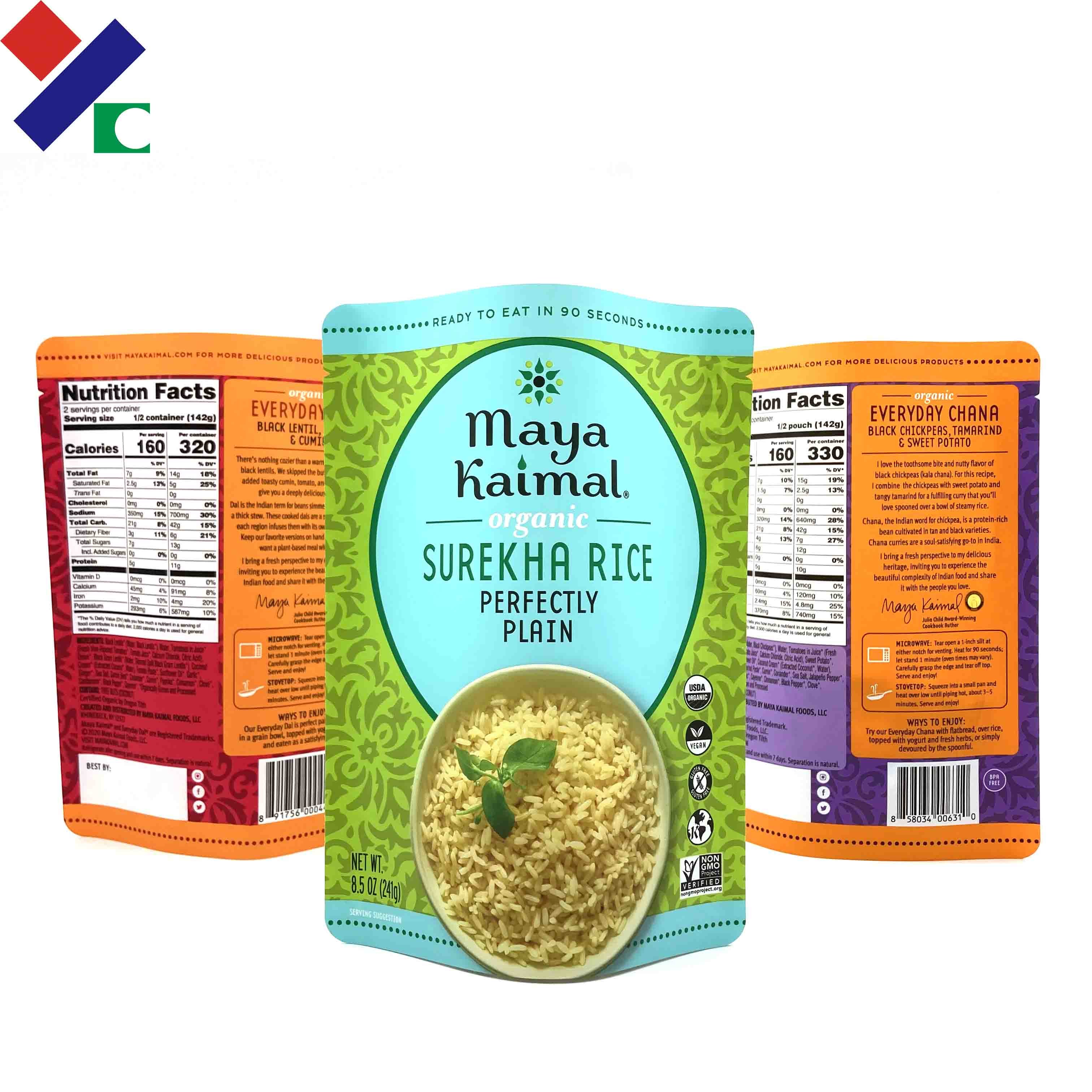 Anti - Oxidation Waterproof Retort Pouch Packaging Resist High Temperature
