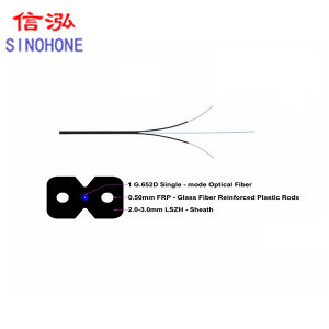 Multimode Indoor Fiber Optic Cable High Tensile Strength Simplify Installation