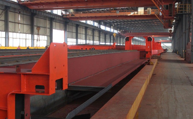 High Power Double Girder Rail Mounted Gantry Crane 15 Ton CE / ISO Certificated