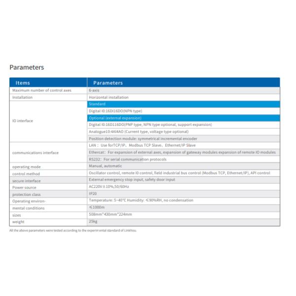 Oscillator Control RCS6 6 Axis Industrial Robot Arm Horizontal Installation
