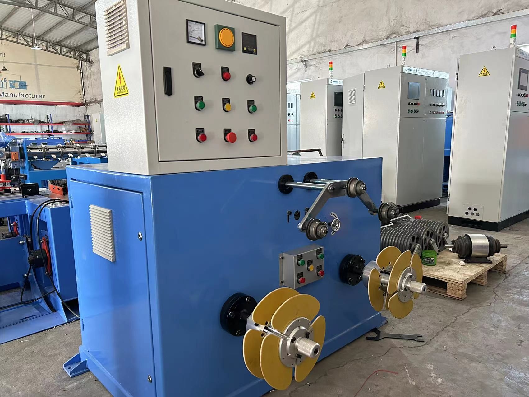 Automatic PVC PE Wire Coil Wrapping Machine For Cable 1.5 / 2.5 / 4 / 6 / 2*2.5