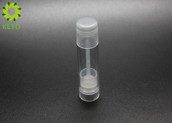 13g Round Shape Empty Lip Gloss Tubes Thin Wall Transparent AS Plastic