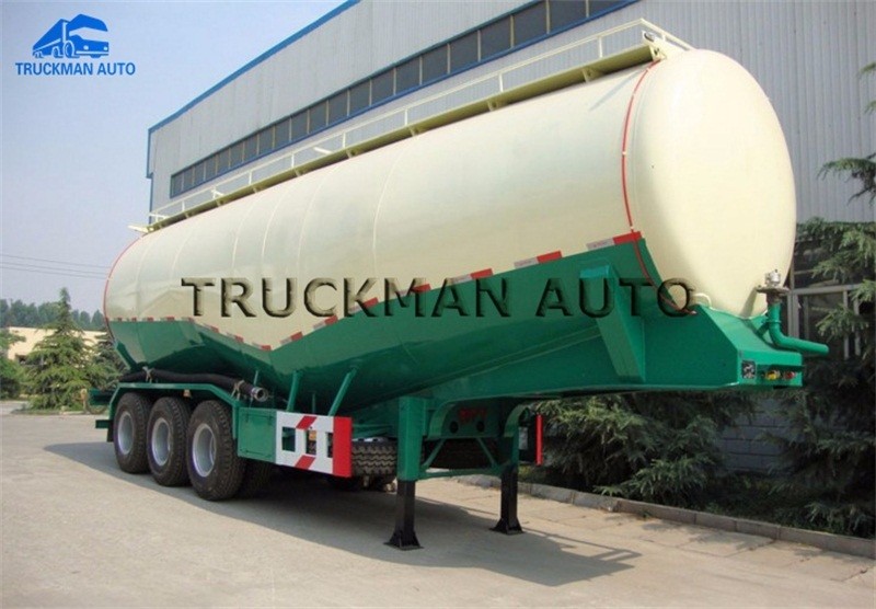 35m3 - 55m3 Tank Body Cement Tanker Trailer With The Weichai Brand Engine