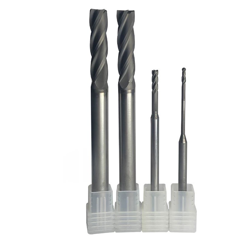 Solid Carbide Diamond Coating CNC 2 Flutes Ball Nose Cutting Tools for Graphite