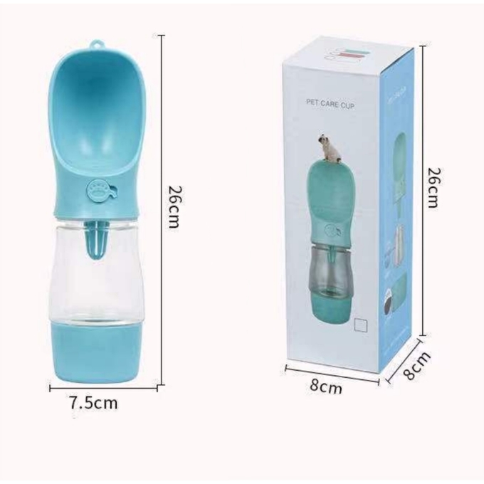 Travel Pet Water Bottle Drop Shipping 258ml Pet Dog Water Bottle Food Storage 200ml