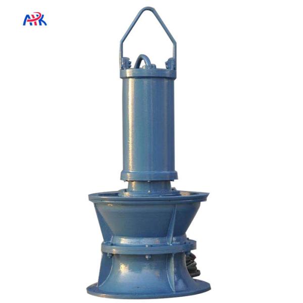 Large Capacity Flood Water Submersible Propeller Axial Flow Pump Station 7200m3