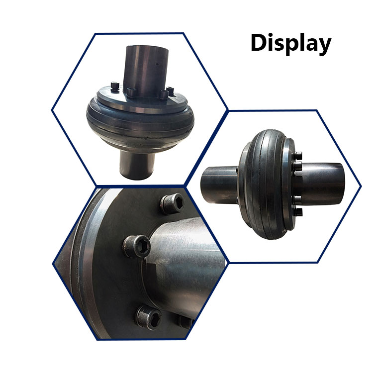Elastic Tyre Flex Coupling Customized Size Flexible Rubber Shaft Coupling