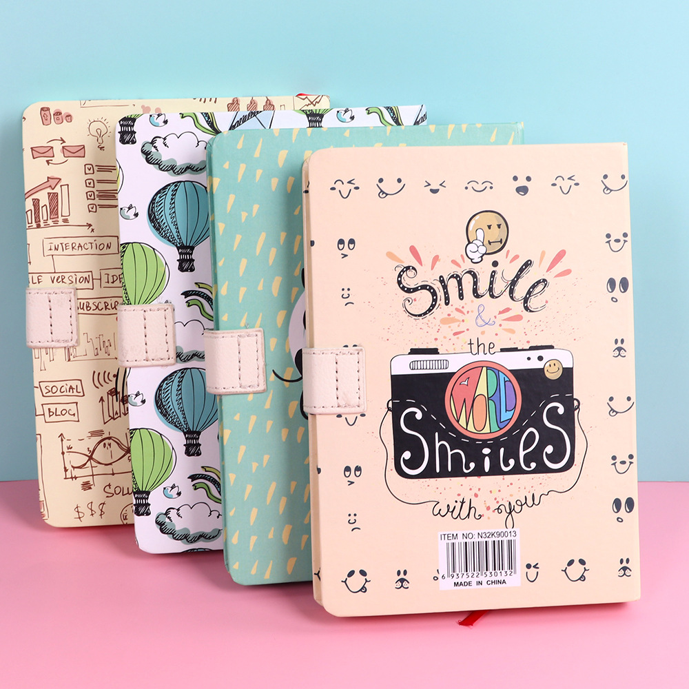 2022 Soft Custom Notebook A5 Magnetic Student Notebook Beautiful Notebook for Girls