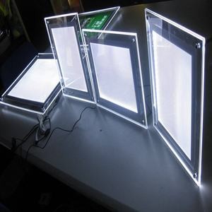 100cm Led Light Box Signage Frameless Estate Acrylic Light Box Signage