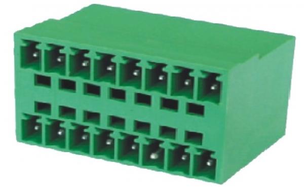 Quality Communications Electrical Terminal Block Connectors 3.5mm 2*8P 180° for sale