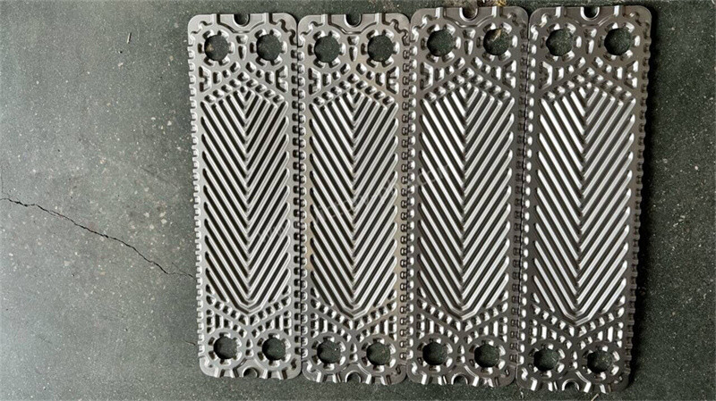 Industry APV SPX Heat Exchanger Plate titanium customized Veneer Area