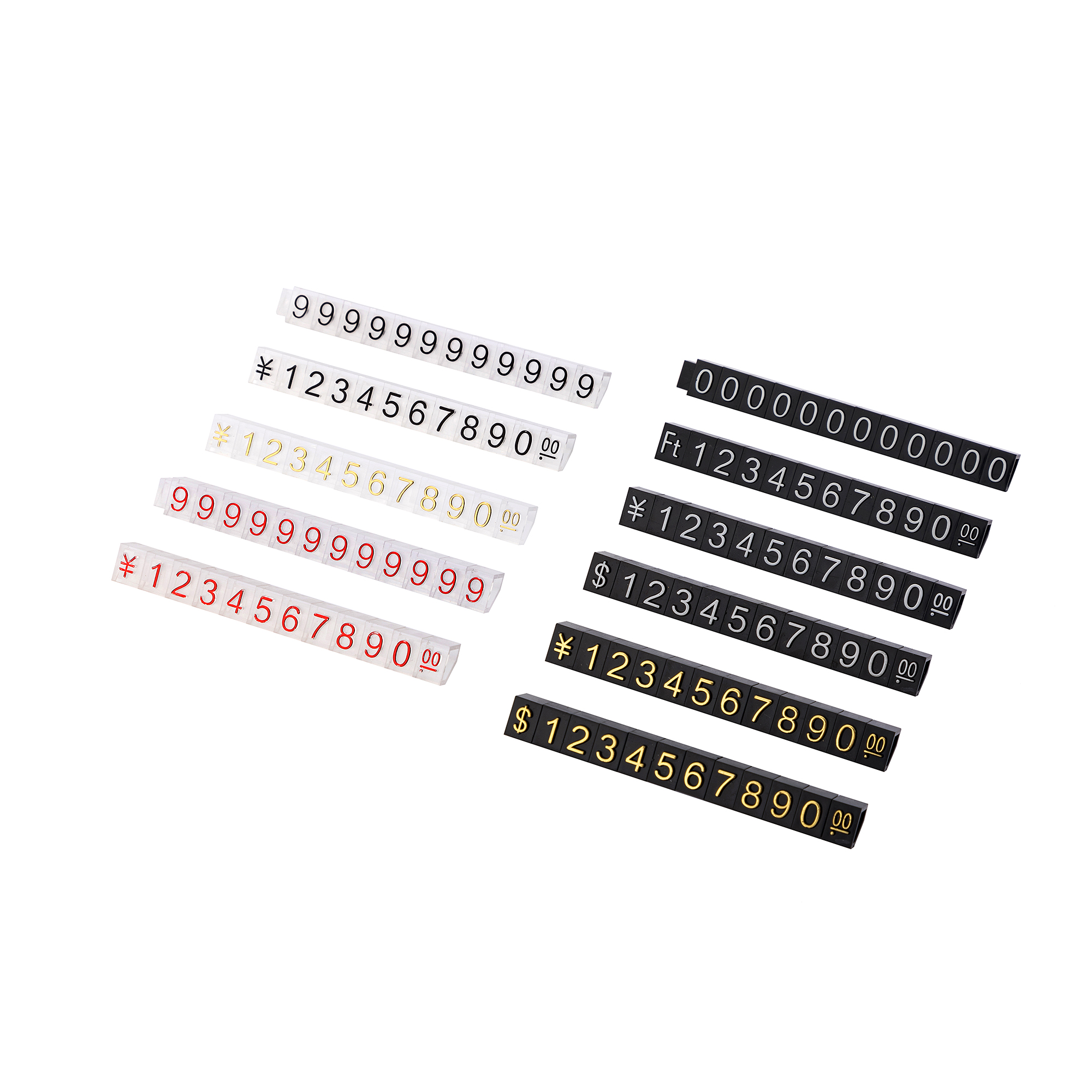 ABS Plastic Jewelry Display Tags Holder for Elegantly Presenting Your Collection
