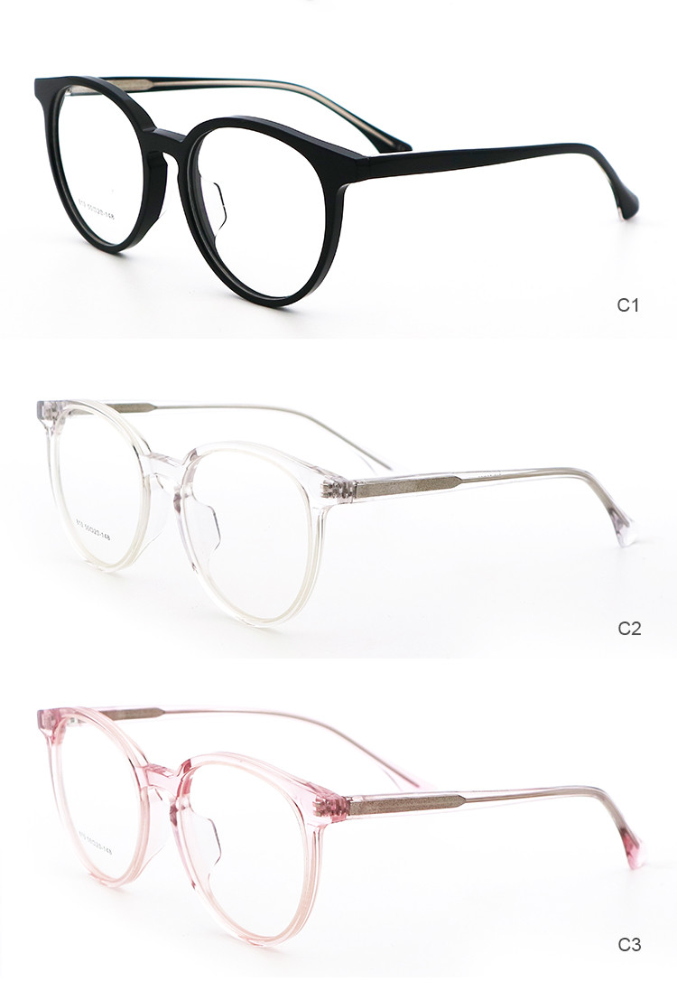 Trendy Unisex Classic Acetate Optical Glasses Frame In Stock MR 810