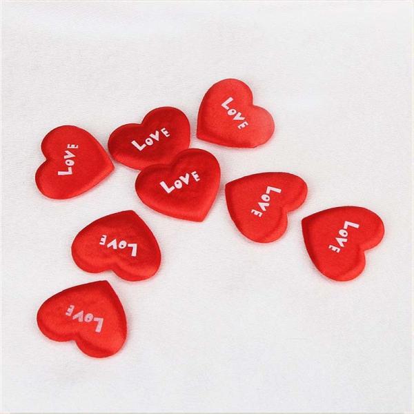 Love Heart Wedding Embellishments Applique Crafts Engagement Confetti Table