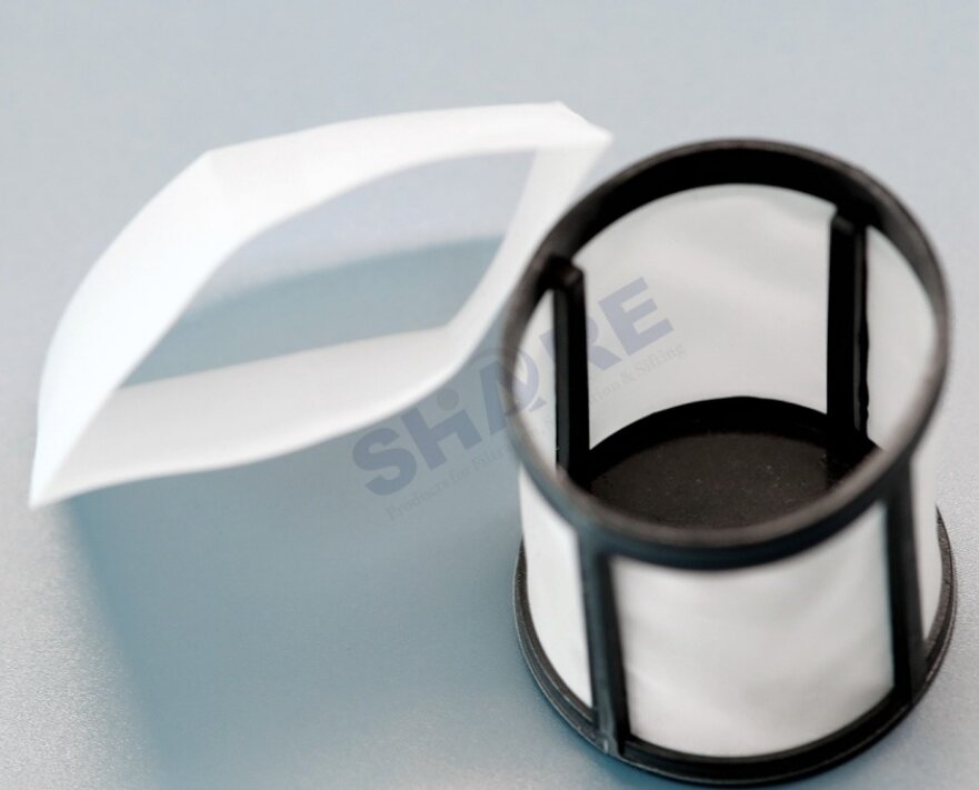 filter mesh tube to moulded filter