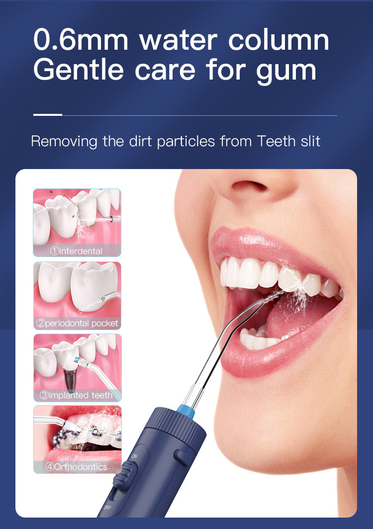 600ml Electric Jet Oral Hygiene Water Flosser 10+ Working Mode