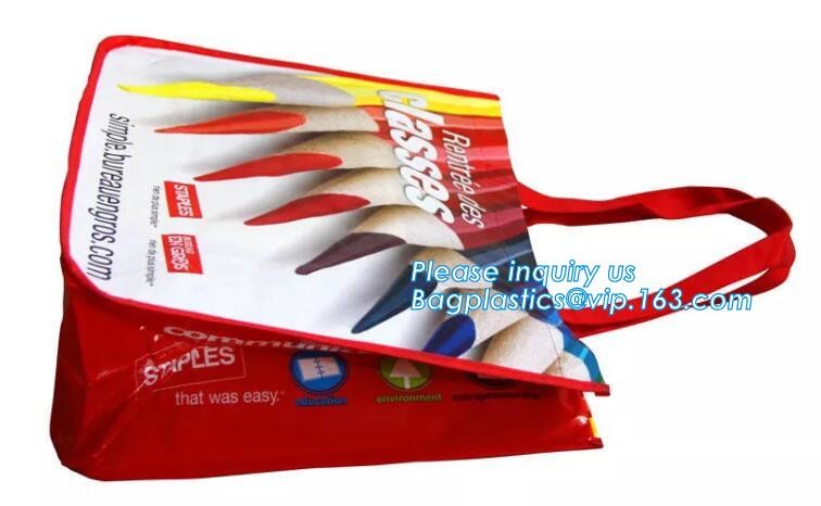 non-woven promotional shopping bag ultrasonic non woven bag, Custom printed tote non woven bag shopping shoulder bag pri
