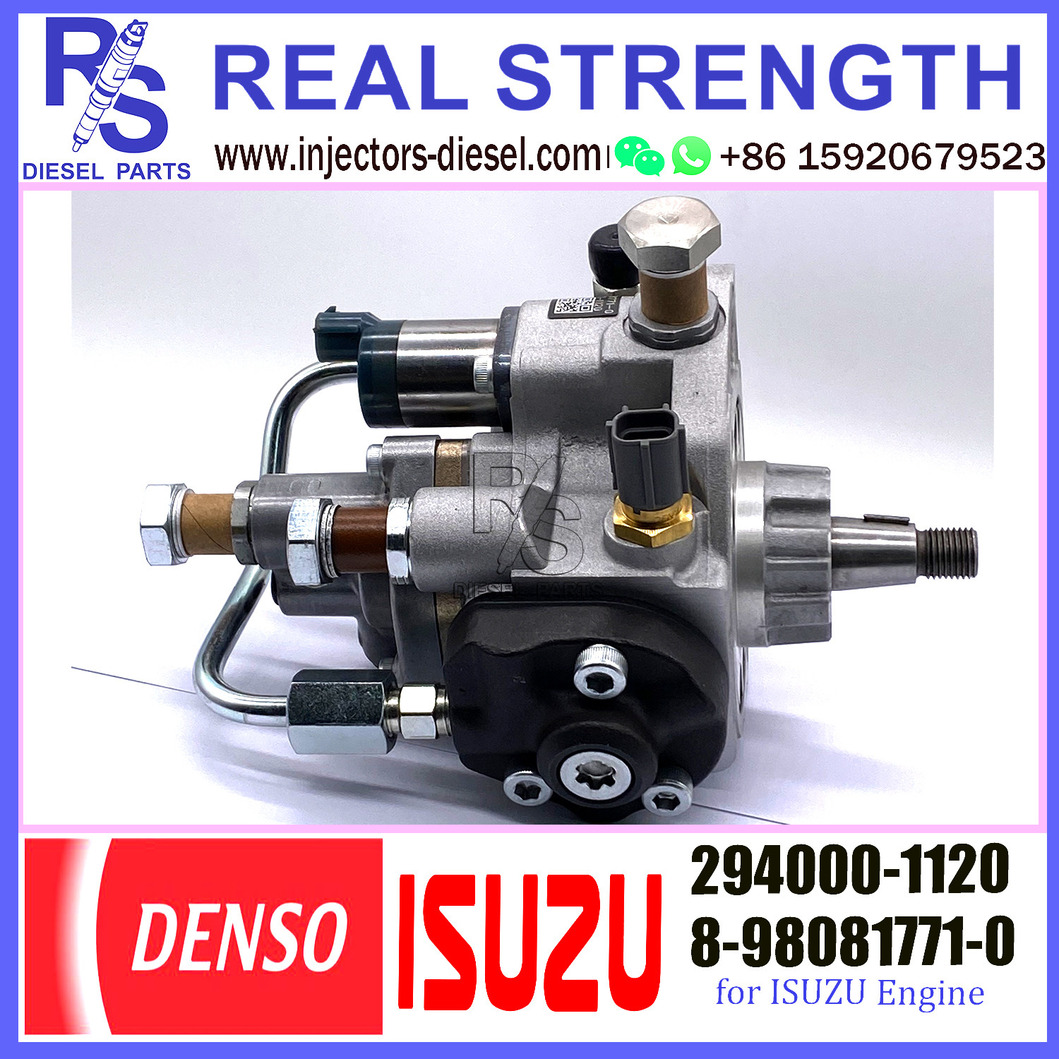DENSO Diesel Engine Fuel HP3 pump 294000-1120 for ISUZU engine 8-98081771-0 8-98081771-2