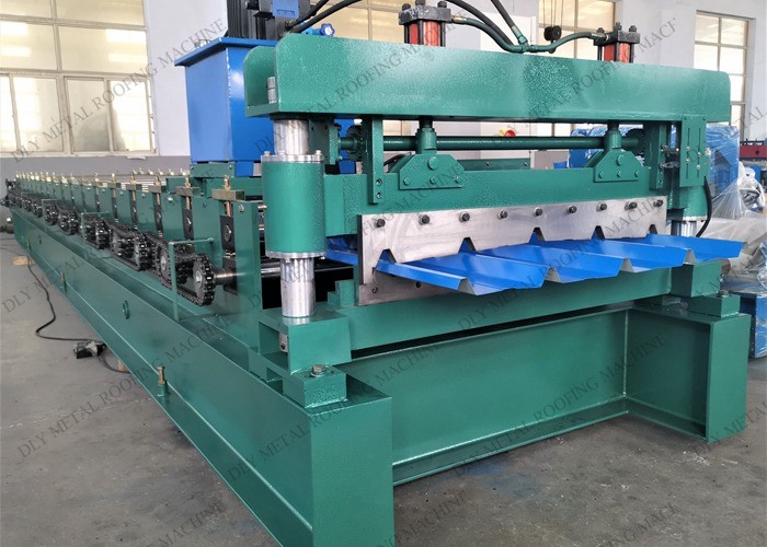 Hydraulic 5.5kw Corrugated Iron Making Machine 50HZ Glazed Tile Forming Equipment