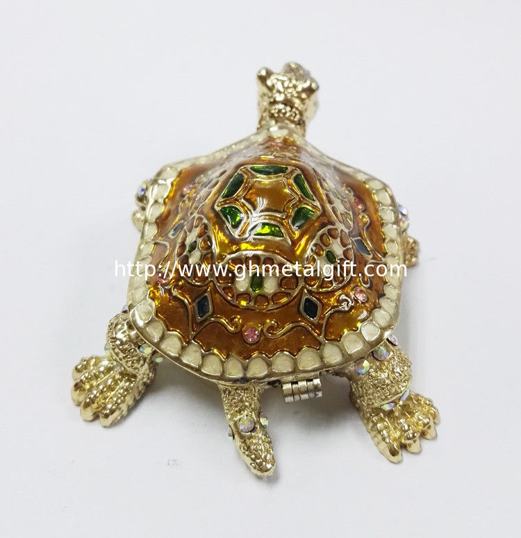 China Manufacturer Turtle Shape Trinket Box Turtle Jewelry Box for Jewelry