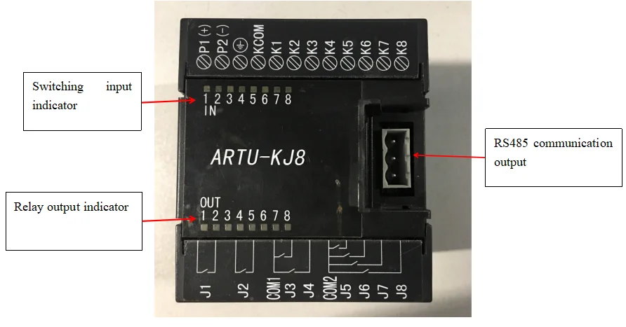 Acrel ARTU-KJ8 Series Remote Terminal Unit 8 Circuits Switch Input And Output