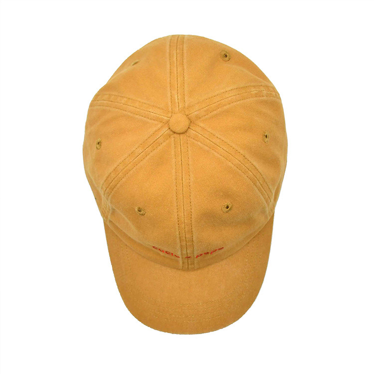 Blank Unstructured Cotton Washed Distressed Dad Hats 6 Panel Custom Embroider