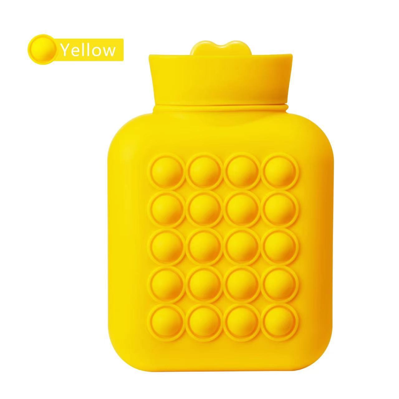 1L Hot Water Bottle for Pain Relief BPA Free and Food Grade Silicone Material Soft Cover Included