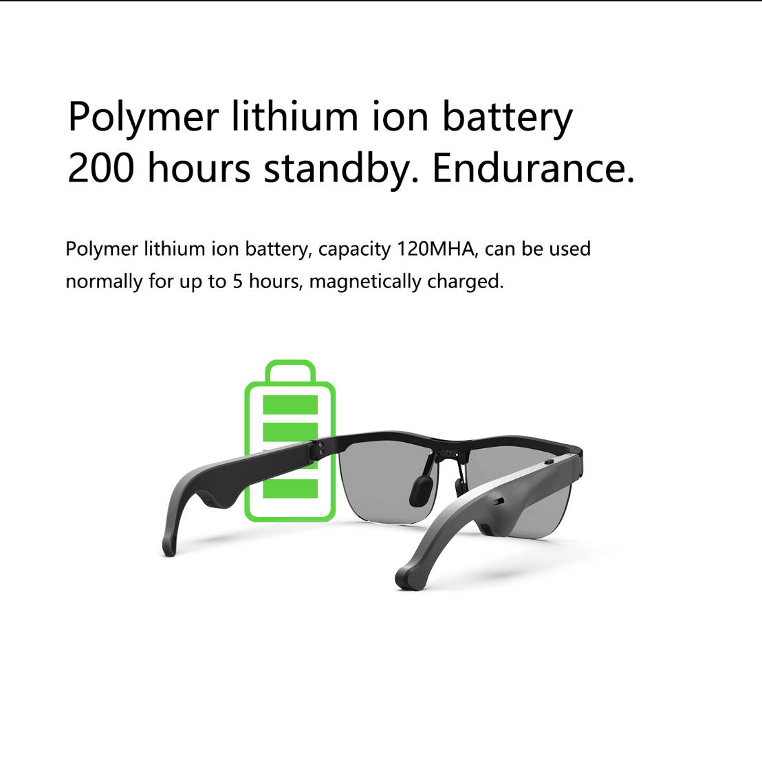 Fashion High Quality Glasses 2021 TR90 5.0 Technology Anti Blue Light And Waterproof Polarized Smart Music Glasses