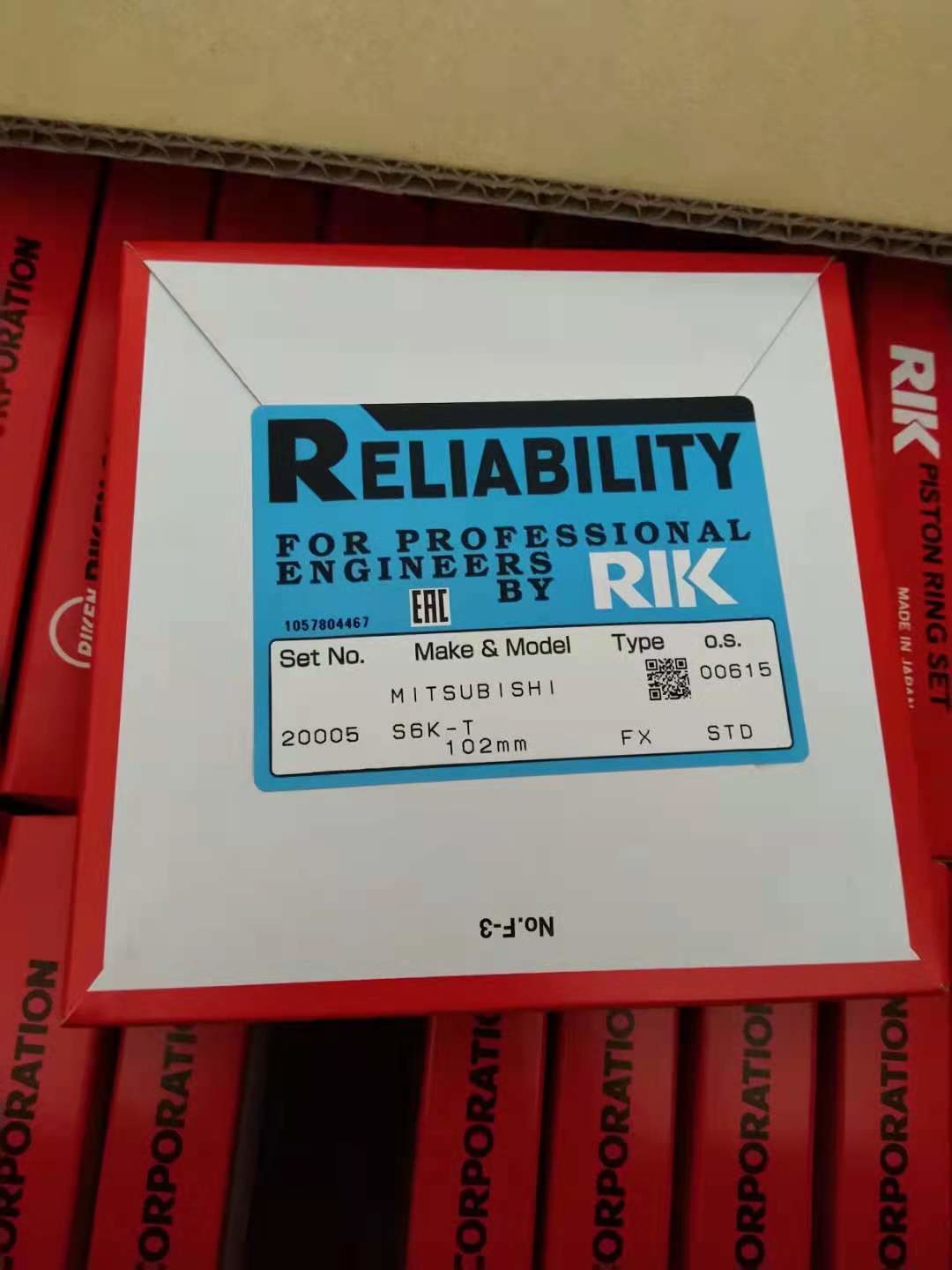 S6K Excavator Engine Parts For RIK Piston Rings 20005 5I-7538 34317-19011